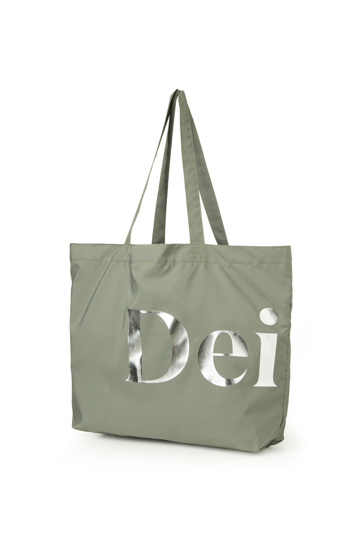 POINT LOGO SHOULDER BIG BAG IN KHAKI — image 3
