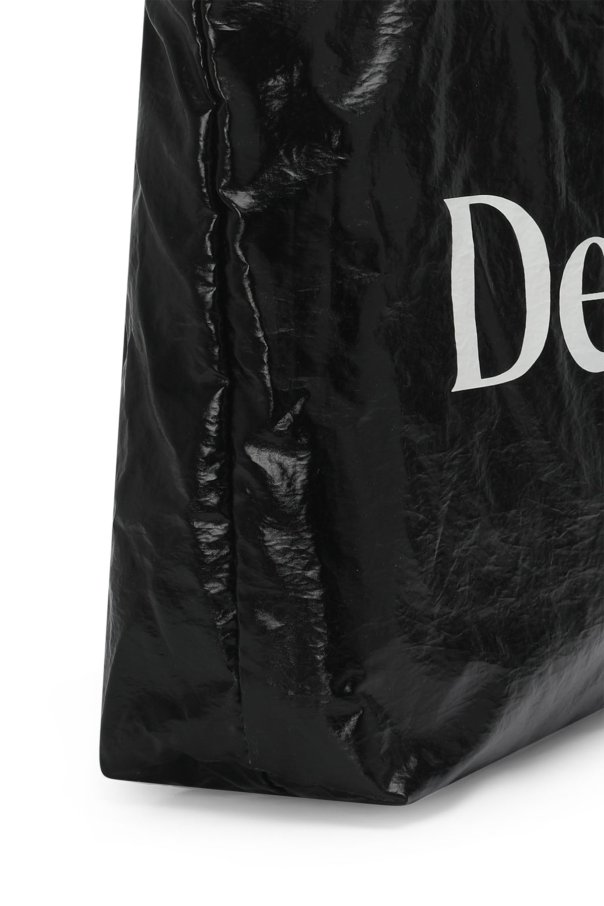 ESSENTIAL LOGO SHOULDER BIG BAG IN BLACK — image 10