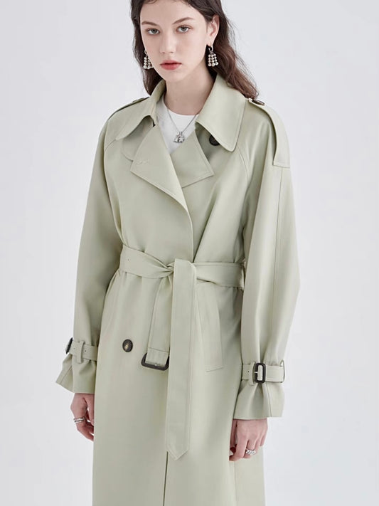 "Springtime Serenity" Oversized Trench Coat