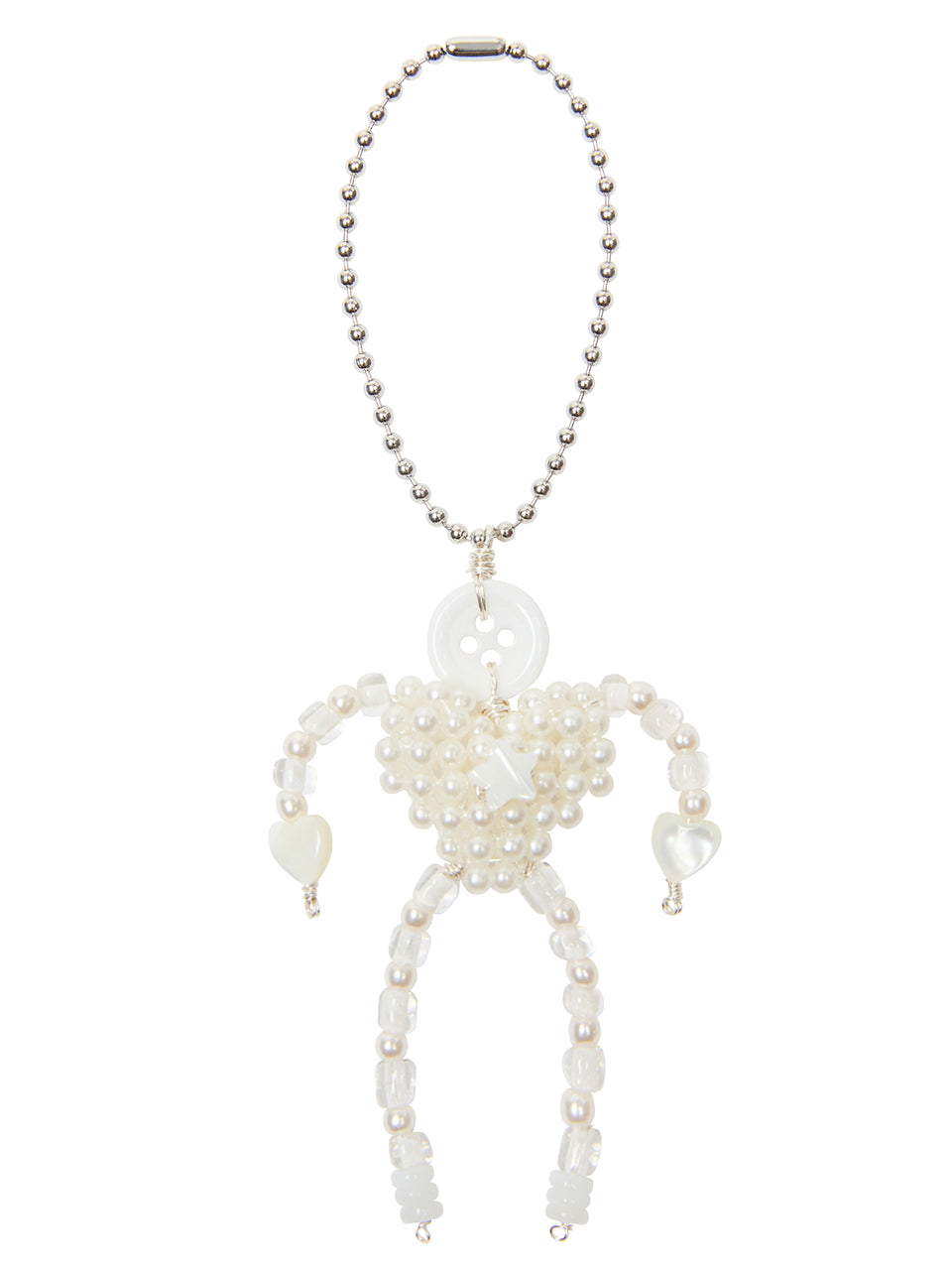 LUVISTRUE IM Luv Stranger Keyring in White