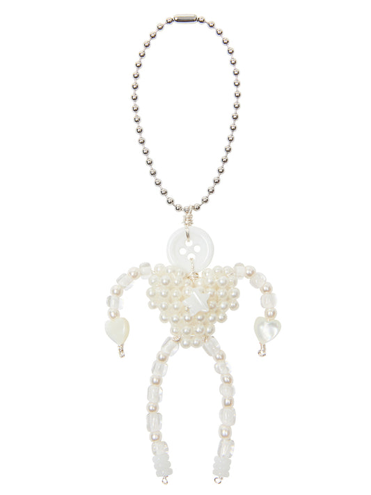 LUVISTRUE IM Luv Stranger Keyring in White