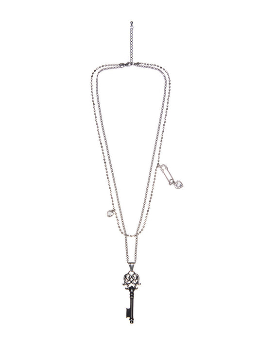 LUVISTRUE EL Layered Necklace in Silver