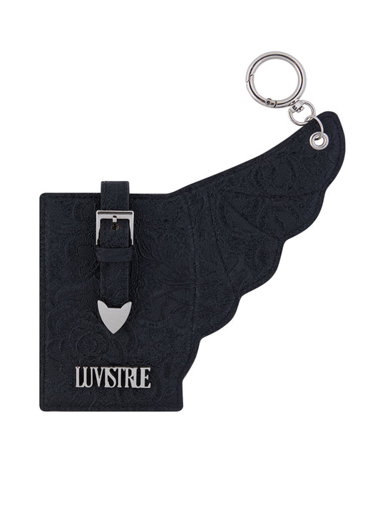 LUVISTRUE SY Wing Card Wallet in Black