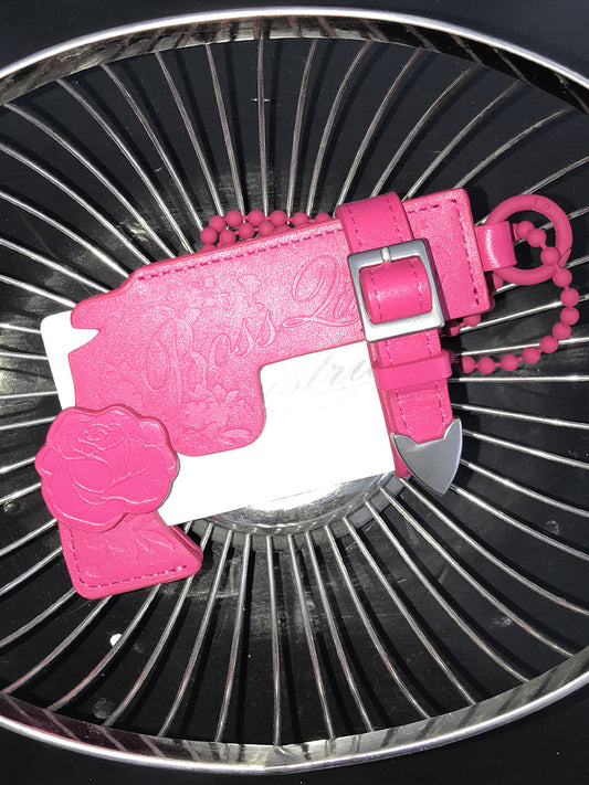 LUVISTRUE RL Pistol Card Wallet in Pink