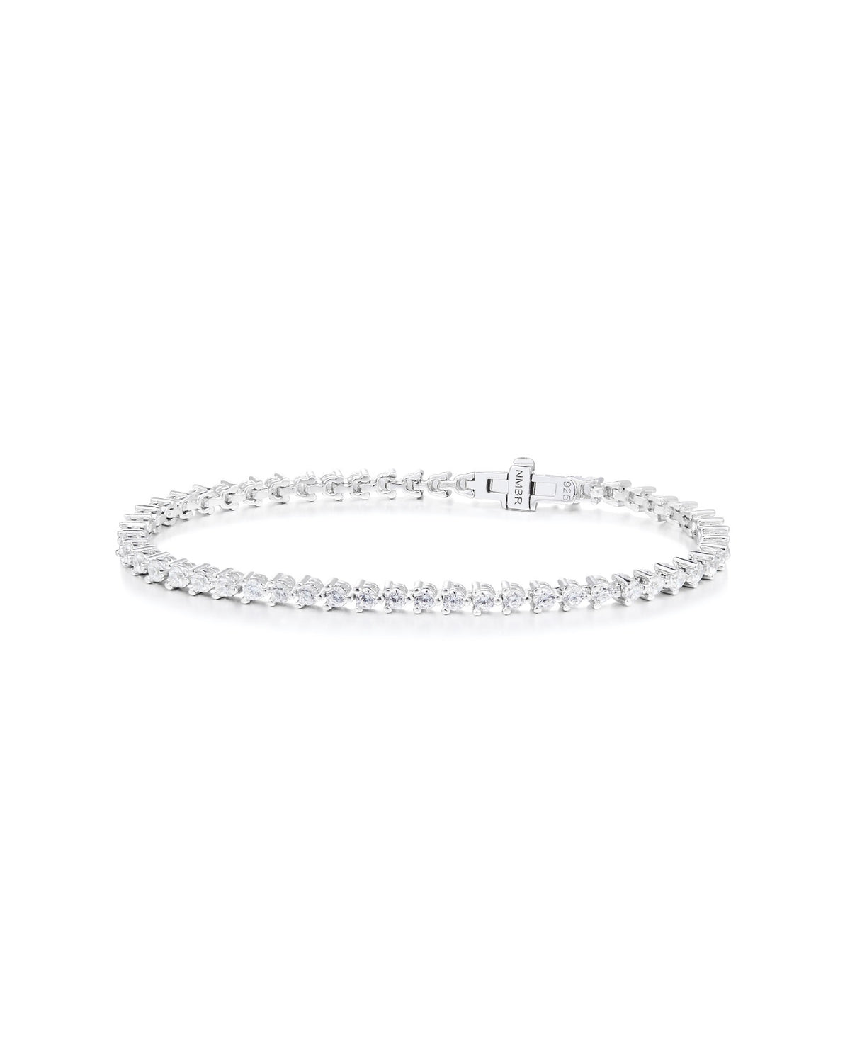 NUMBERING #3910 (2mm) — N-dia Tennis Bracelet / 3 Prong (2mm)