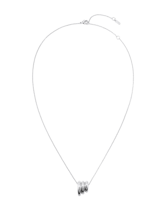 NUMBERING #5738 — Gradient Triple Pipe Pendant Necklace