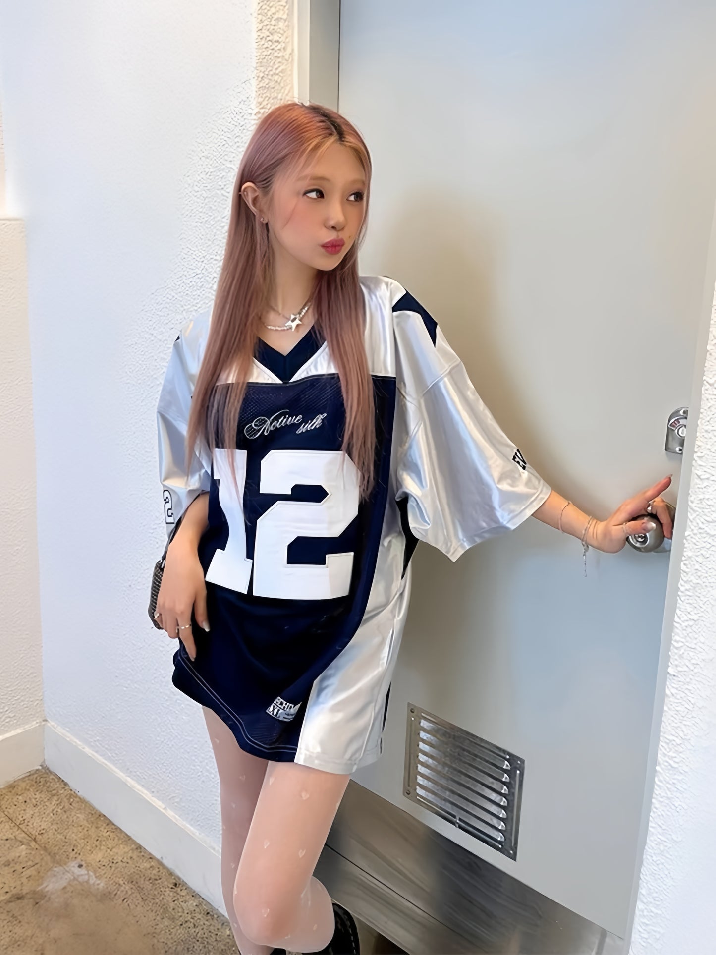 Blokette Chic Varsity Tee