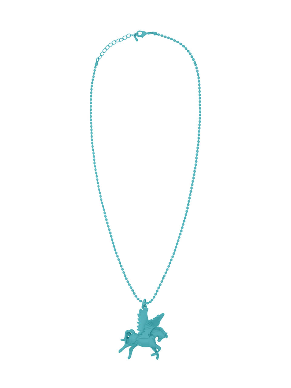 LUVISTRUE SY HORSE NECKLACE IN SKY BLUE
