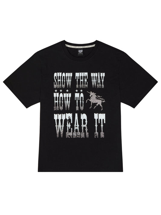 LUVISTRUE SY SHOW THE WAY TEE IN BLACK