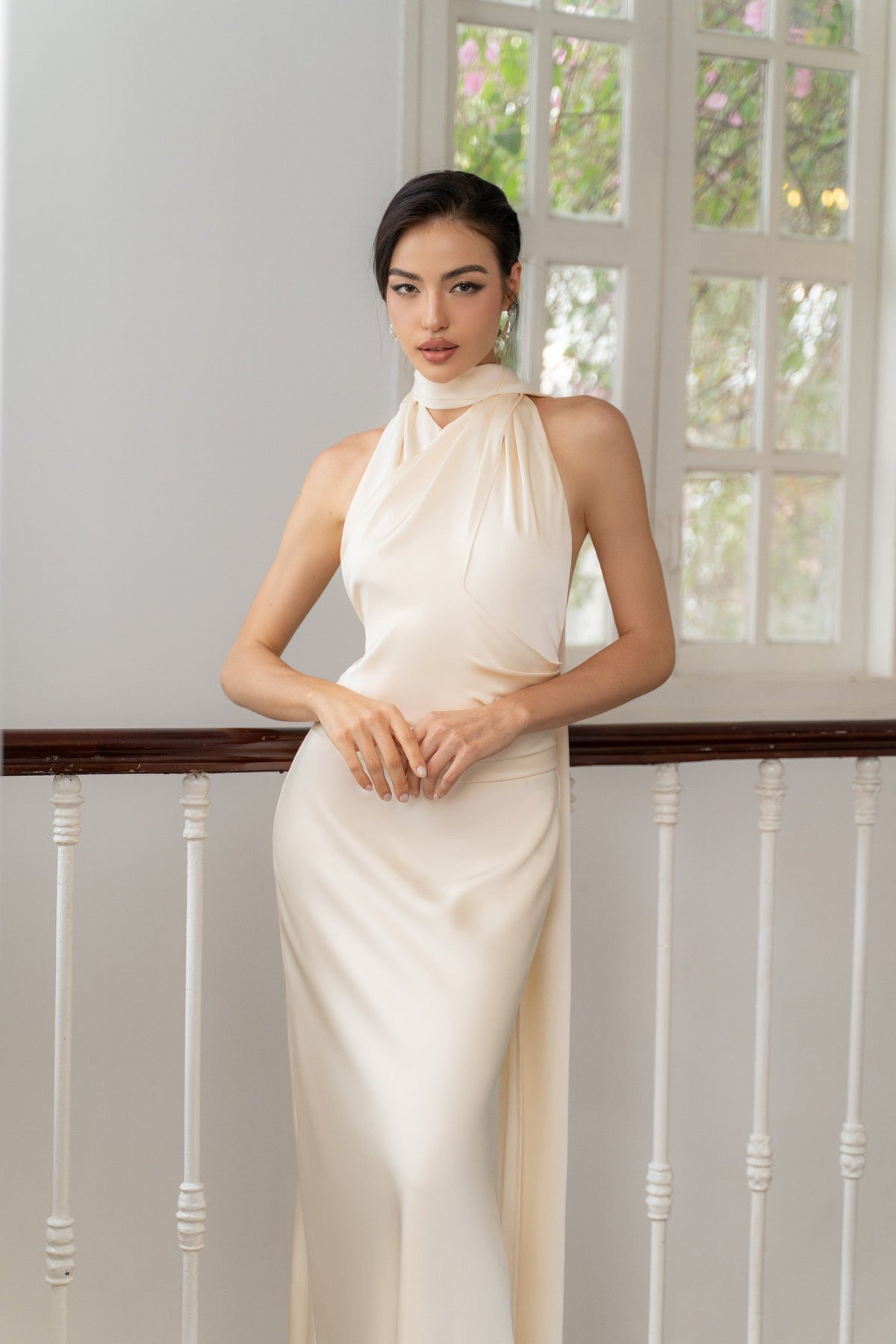 KISSERINE KEVA SILK DRESS(2color) – Kisserine designer fashion