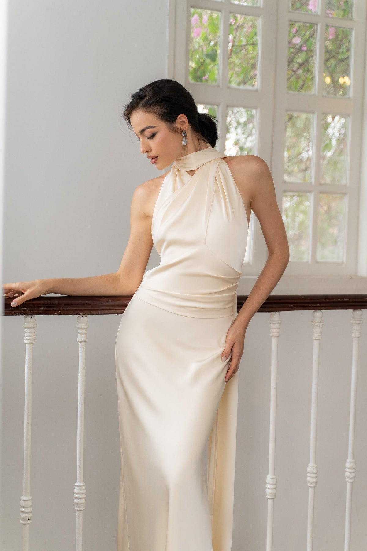 KISSERINE KEVA SILK DRESS(2color) – Kisserine designer fashion