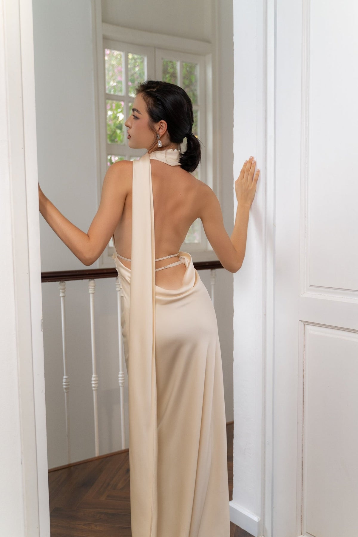 KISSERINE KEVA SILK DRESS(2color) – Kisserine designer fashion