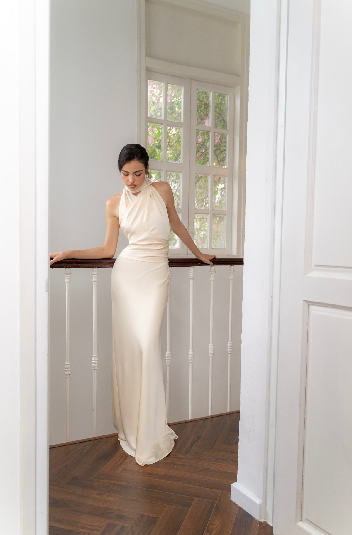 KISSERINE KEVA SILK DRESS(2color) – Kisserine designer fashion