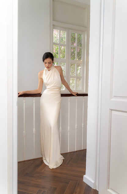 KISSERINE KEVA SILK DRESS(2color) – Kisserine designer fashion