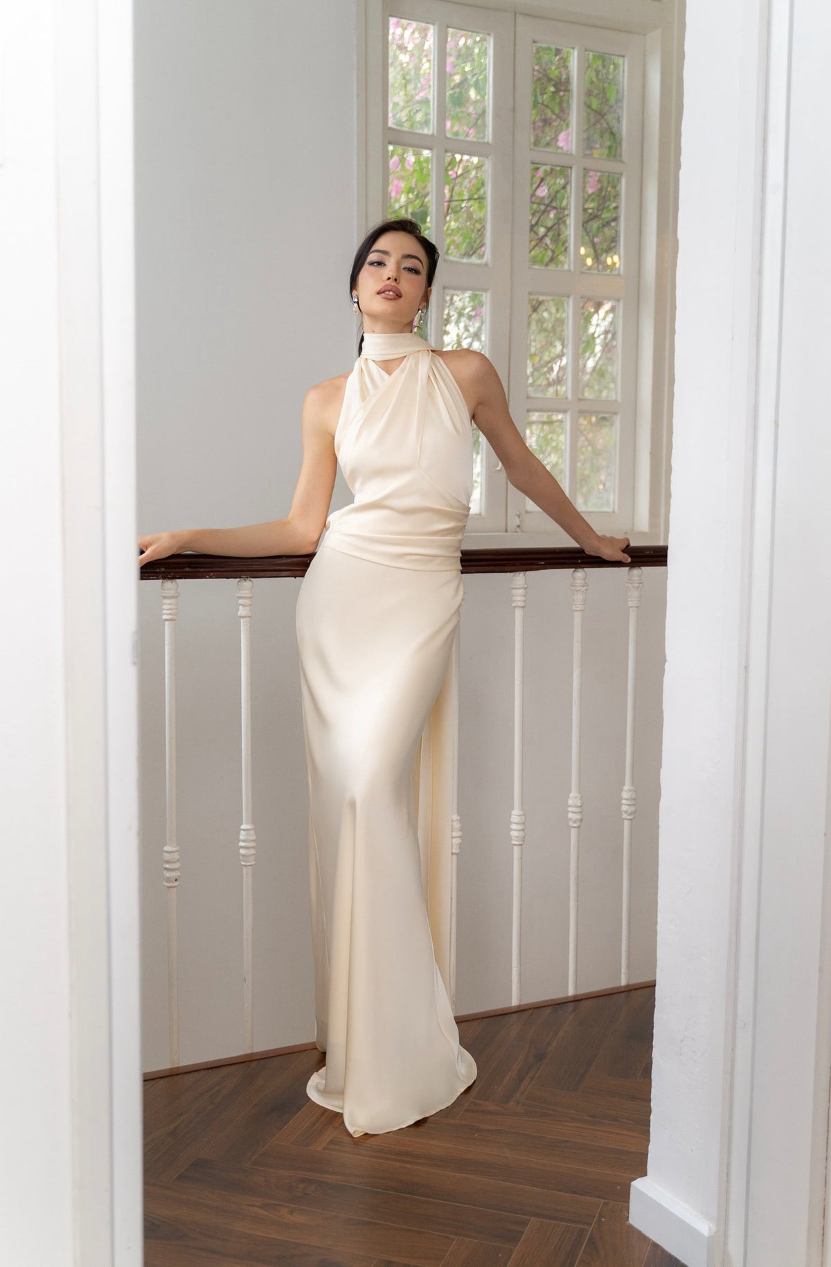 KISSERINE KEVA SILK DRESS(2color) – Kisserine designer fashion