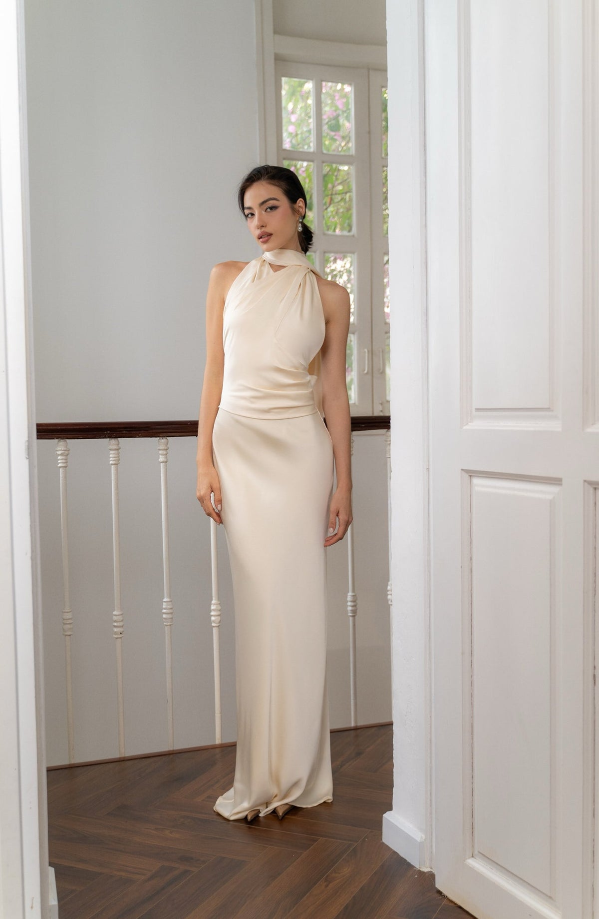 KISSERINE KEVA SILK DRESS(2color) – Kisserine designer fashion