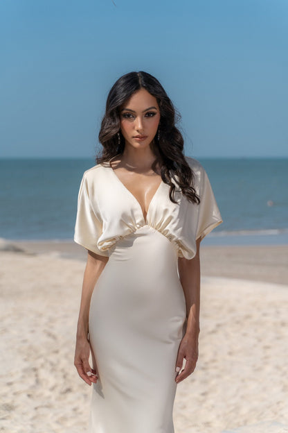 KISSERINE SIREN SILK DRESS(3color) – Kisserine designer fashion