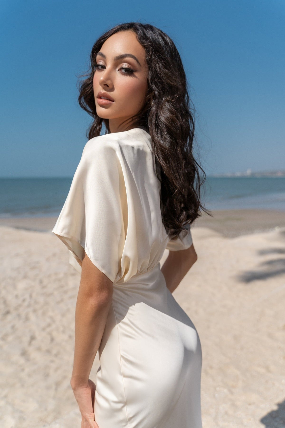 KISSERINE SIREN SILK DRESS(3color) – Kisserine designer fashion