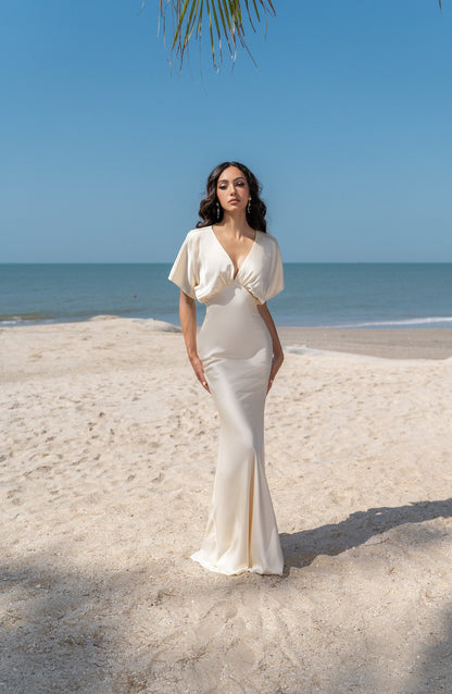 KISSERINE SIREN SILK DRESS(3color) – Kisserine designer fashion
