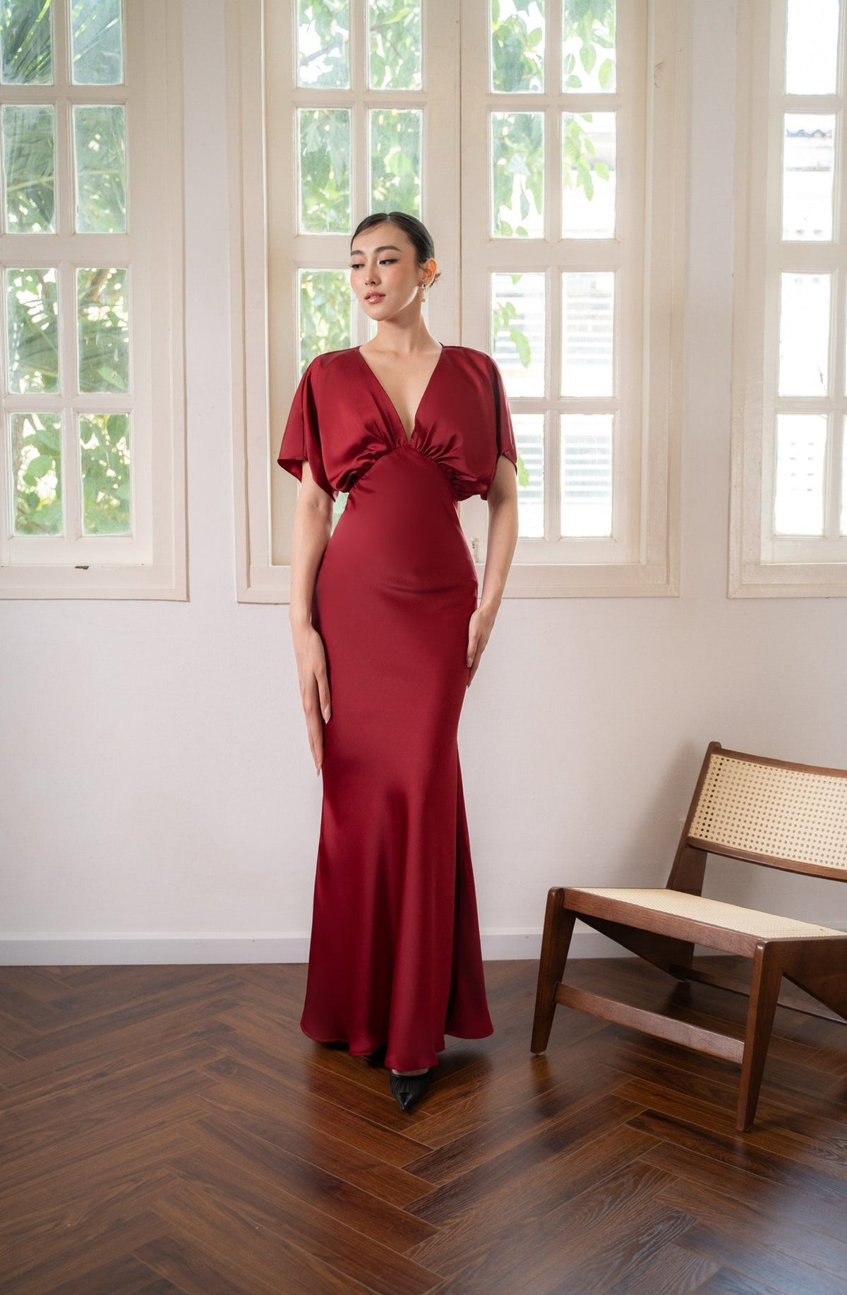 KISSERINE SIREN SILK DRESS(3color) – Kisserine designer fashion