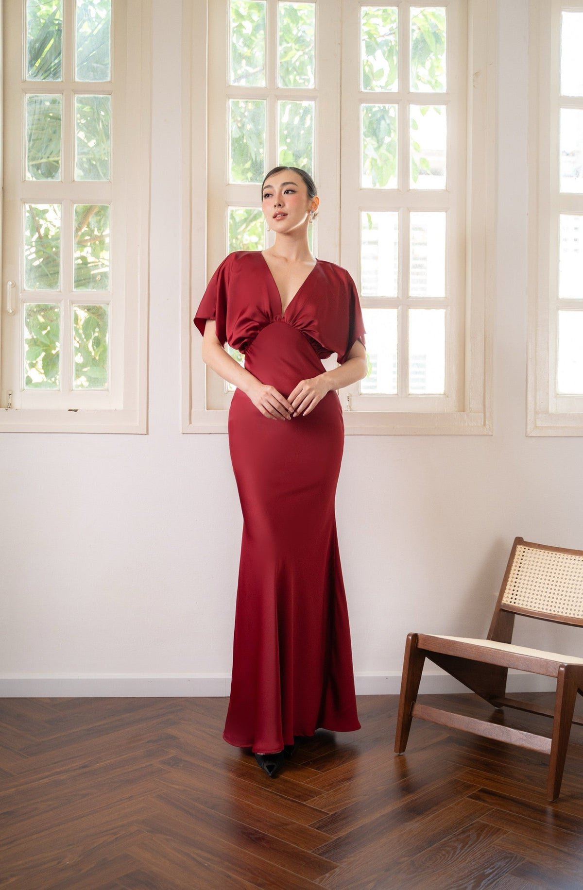 KISSERINE SIREN SILK DRESS(3color) – Kisserine designer fashion
