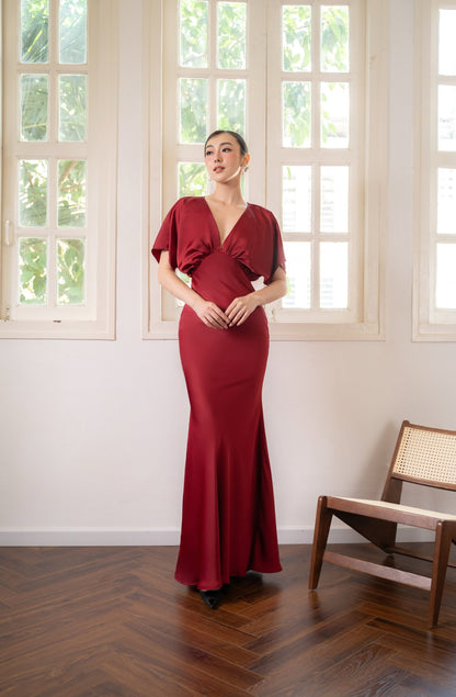KISSERINE SIREN SILK DRESS(3color) – Kisserine designer fashion
