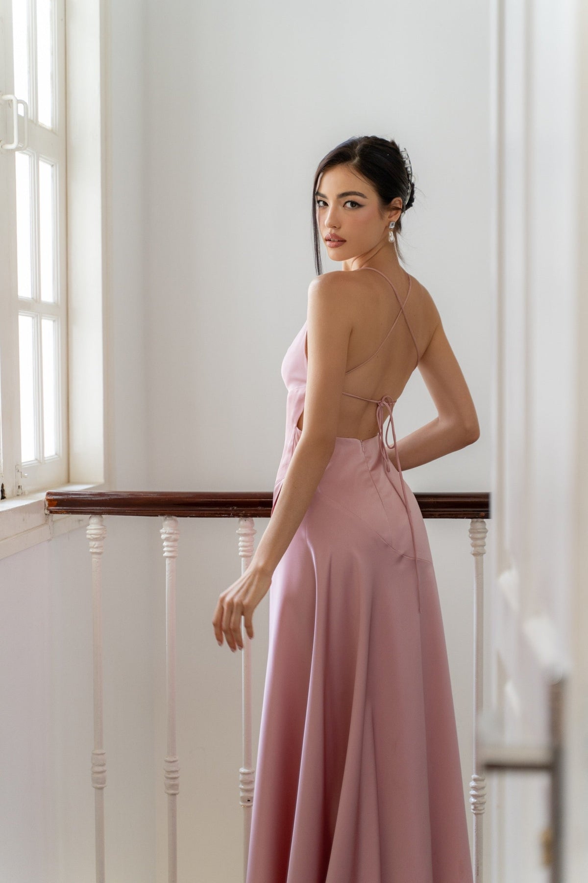 KISSERINE MIA SILK DRESS(2color) – Kisserine designer fashion